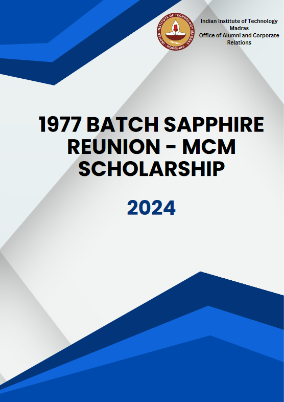 1977 Batch Sapphire Reunion - MCM Scholarship