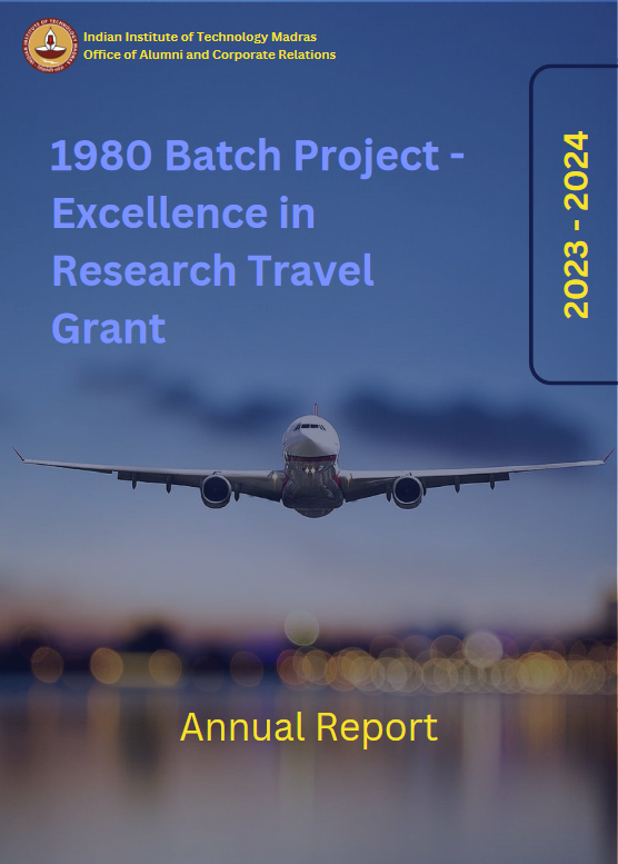 1980 Batch Project - Excellence in Research Travel Grant