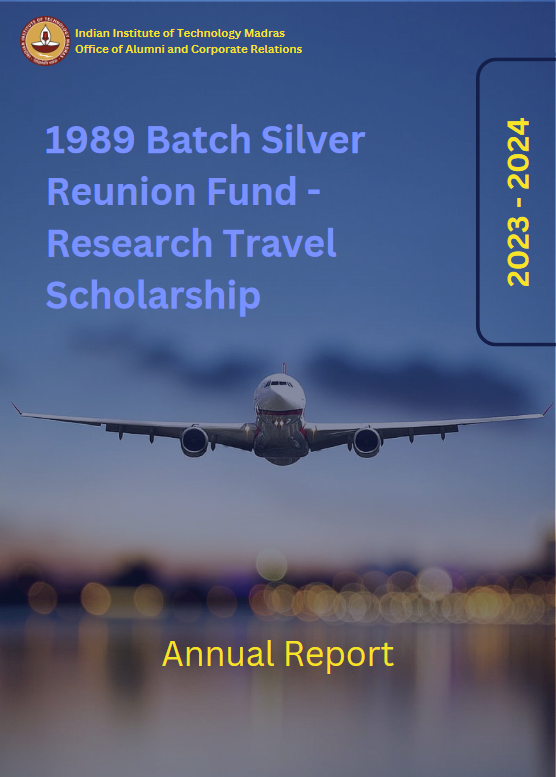 1989 Batch Silver Reunion Fund - Research Travel Scholarship
