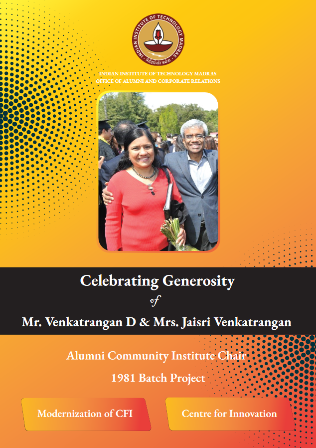 Mr. Venkatrangan D & Mrs. Jaisri Venkatrangan