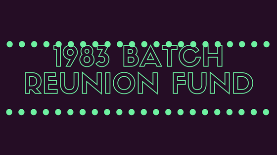 1983 Batch Coral Reunion fund