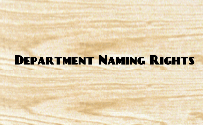 Department Naming Rights