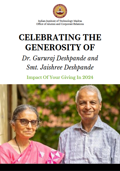 Dr. Gururaj Deshpande and Smt. Jaishree Deshpande
