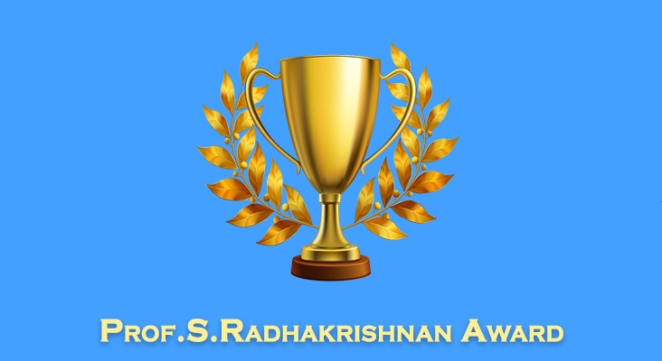 Prof.S.Radhakrishnan Award