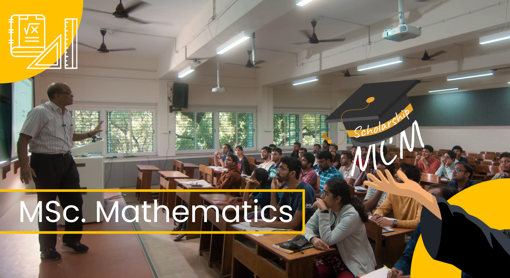 Merit Cum Means Scholarship for M.Sc Mathematics Students