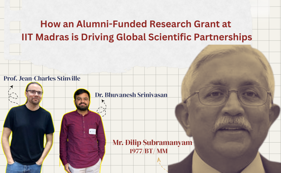 How an Alumni-Funded Research Grant at IIT Madras is Driving Global Scientific Partnerships