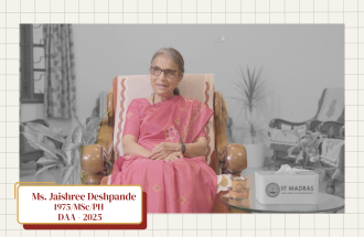 Trekking Beyond Limits: The Inspiring Life of IIT Madras Alumna Ms. Jaishree Deshpande