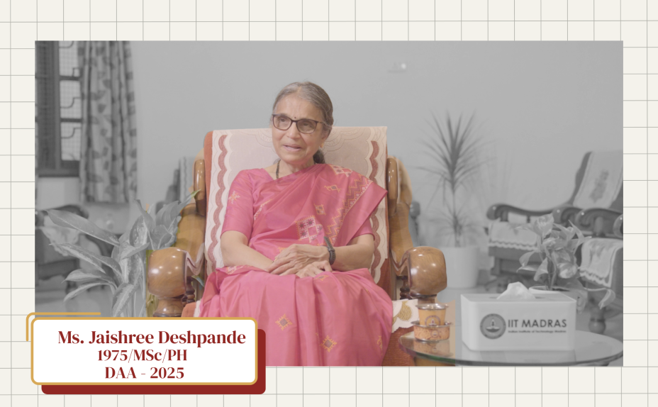 Trekking Beyond Limits: The Inspiring Life of IIT Madras Alumna Ms. Jaishree Deshpande