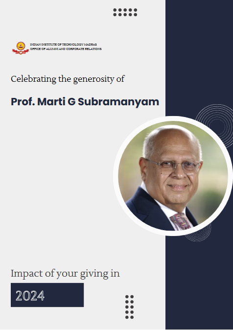 Prof. Marti G Subramanyam